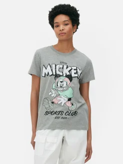 MULHER Primark Tops E T-Shirts^T-shirt Disney Mickey Mouse Sports Club