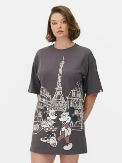 MULHER Primark Camisas De Noite E Camisas De Dormir^T-shirt Dormir Disney Mickey Mouse E Minnie Mouse Paris
