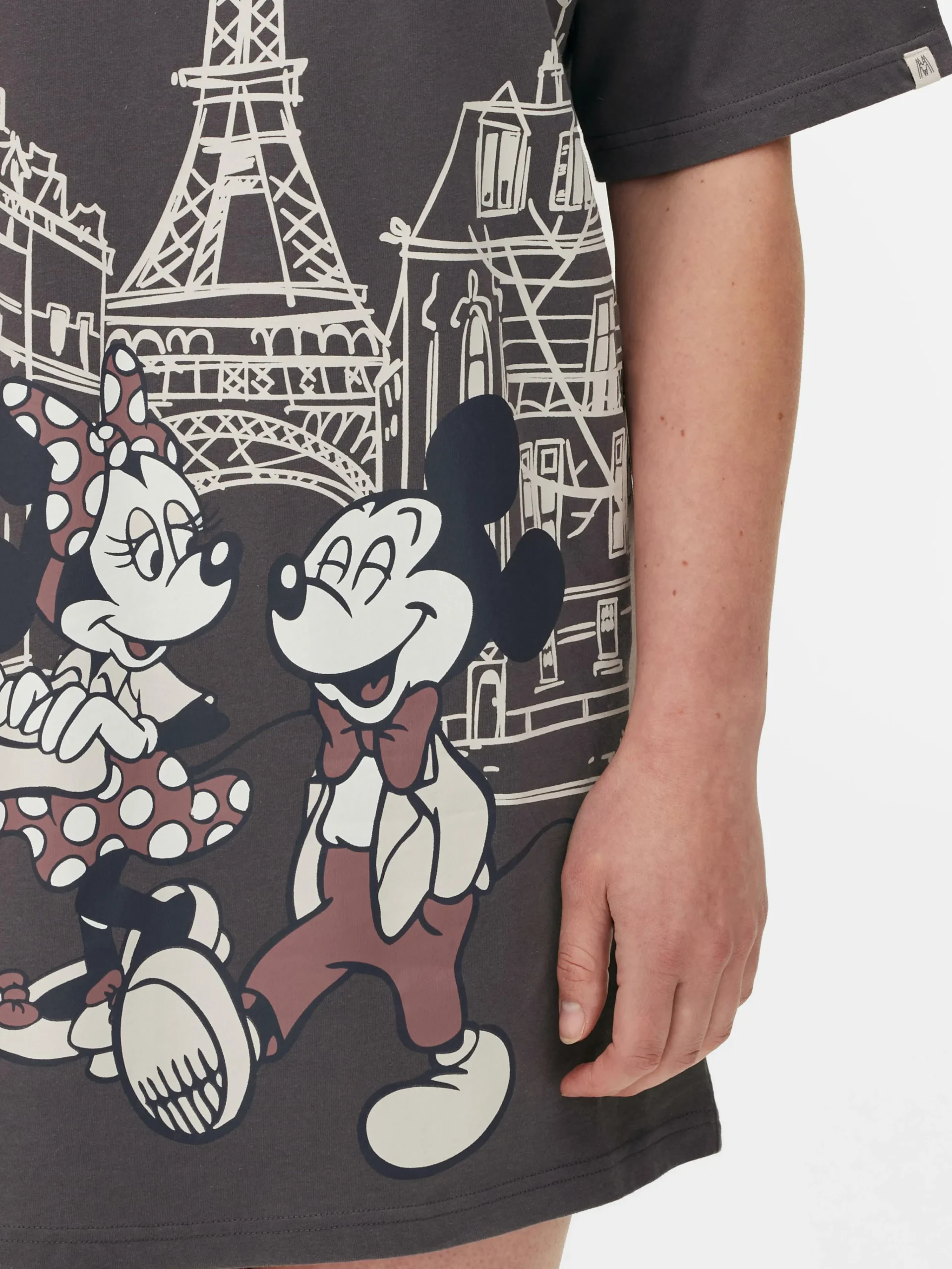 MULHER Primark Camisas De Noite E Camisas De Dormir^T-shirt Dormir Disney Mickey Mouse E Minnie Mouse Paris