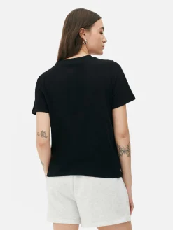 MULHER Primark Tops E T-Shirts^T-shirt Estampado Gráfico Algodão