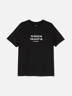 MULHER Primark Tops E T-Shirts^T-shirt Estampado Gráfico Algodão