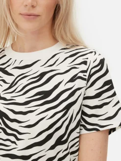 MULHER Primark Tops E T-Shirts^T-shirt Estampado Integral