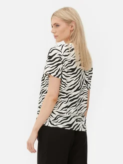 MULHER Primark Tops E T-Shirts^T-shirt Estampado Integral