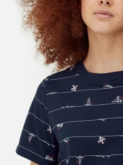 MULHER Primark Tops E T-Shirts^T-shirt Estampado Integral