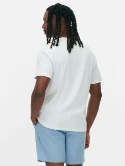 Primark Tops E T-Shirts^T-shirt Gola Redonda Canelada