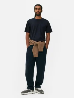 Primark Tops E T-Shirts^T-shirt Gola Redonda Corte Regular