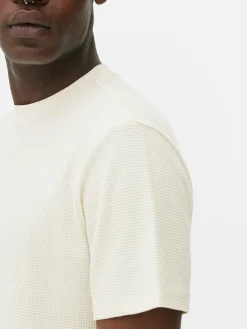 Primark Tops E T-Shirts^T-shirt Gola Redonda Waffle