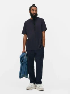 Primark Tops E T-Shirts^T-shirt Gola Redonda Waffle