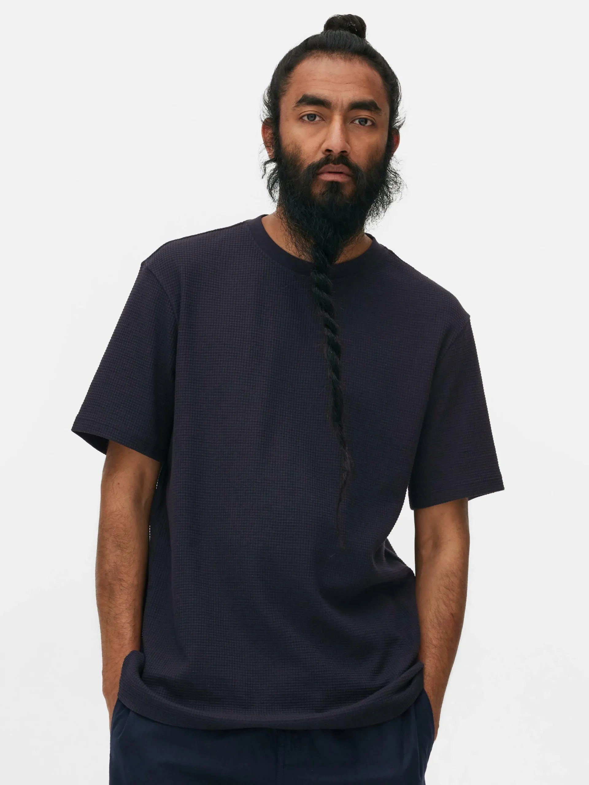 Primark Tops E T-Shirts^T-shirt Gola Redonda Waffle