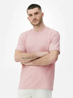 Primark Tops E T-Shirts^T-shirt Gola Redonda Waffle