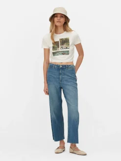MULHER Primark Tops E T-Shirts^T-shirt Gráfica Curta Claude Monet