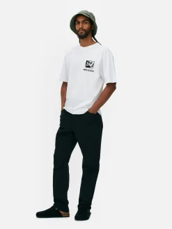 Primark Camisolas E T-Shirts Com Estampado Gráfico|Tops E T-Shirts^T-shirt Gráfica Disney Mickey Mouse X Keith Haring