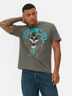 Primark Camisolas E T-Shirts Com Estampado Gráfico|Tops E T-Shirts^T-shirt Gráfica Guns N’ Roses