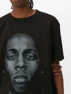 MULHER Primark Camisolas E T-Shirts Com Estampado Gráfico|Tops E T-Shirts^T-shirt Gráfica Lil Wayne
