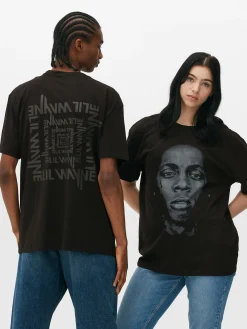 MULHER Primark Camisolas E T-Shirts Com Estampado Gráfico|Tops E T-Shirts^T-shirt Gráfica Lil Wayne