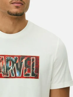 Primark Camisolas E T-Shirts Com Estampado Gráfico|Tops E T-Shirts^T-shirt Gráfica Logótipo MARVEL