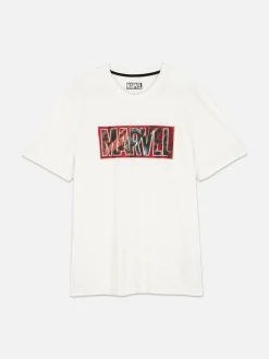 Primark Camisolas E T-Shirts Com Estampado Gráfico|Tops E T-Shirts^T-shirt Gráfica Logótipo MARVEL