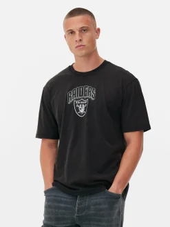 Primark Camisolas E T-Shirts Com Estampado Gráfico|Tops E T-Shirts^T-shirt Gráfica NFL Las Vegas Raiders