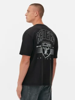 Primark Camisolas E T-Shirts Com Estampado Gráfico|Tops E T-Shirts^T-shirt Gráfica NFL Las Vegas Raiders