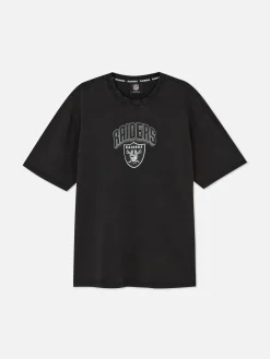 Primark Camisolas E T-Shirts Com Estampado Gráfico|Tops E T-Shirts^T-shirt Gráfica NFL Las Vegas Raiders