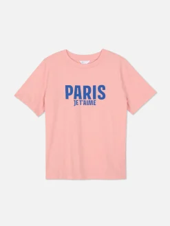 MULHER Primark Tops E T-Shirts^T-shirt Gráfica Paris