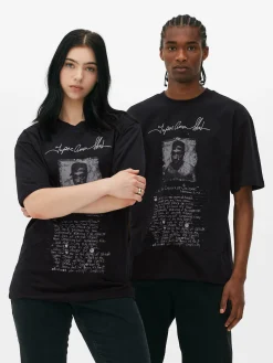 MULHER Primark Camisolas E T-Shirts Com Estampado Gráfico|Tops E T-Shirts^T-Shirt Gráfico Tupac