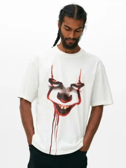 Primark Camisolas E T-Shirts Com Estampado Gráfico|Tops E T-Shirts^T-shirt IT Pennywise
