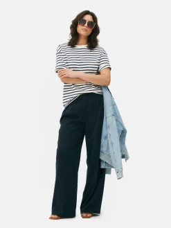 MULHER Primark Tops E T-Shirts^T-shirt Larga Manga Curta