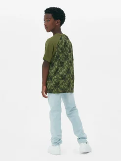 Primark Tops E T-Shirts^T-shirt Logótipo Minecraft Pixel