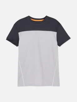 Primark Tops E T-Shirts|Roupa De Desporto^T-shirt Malha Bloco Cor