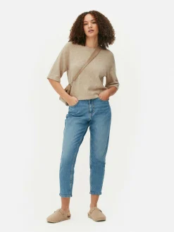 MULHER Primark Tops E T-Shirts^T-shirt Malha Corte Largo