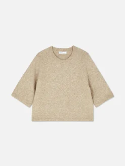 MULHER Primark Tops E T-Shirts^T-shirt Malha Corte Largo