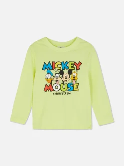 Primark Tops E T-Shirts^T-shirt Manga Comprida Disney Mickey Mouse & Friends