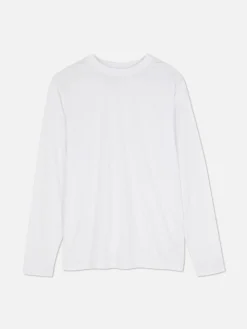 Primark Tops E T-Shirts^T-shirt Manga Comprida Essencial