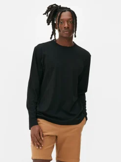 Primark Tops E T-Shirts^T-shirt Manga Comprida Essencial