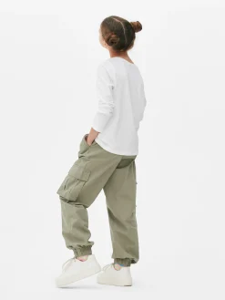 Primark Tops E T-Shirts^T-shirt Manga Comprida Estampado Peito