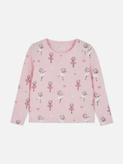 Primark Tops E T-Shirts^T-shirt Manga Comprida Gráfico Ballet