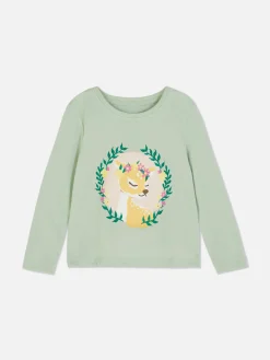 Primark Tops E T-Shirts^T-shirt Manga Comprida Gráfica