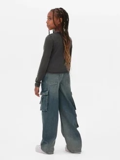 Primark Tops E T-Shirts^T-shirt Manga Comprida Lavagem ácida