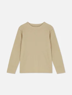 Primark Tops E T-Shirts^T-shirt Manga Comprida Padrão Waffle