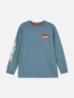 Primark Tops E T-Shirts^T-shirt Manga Comprida Snowboard