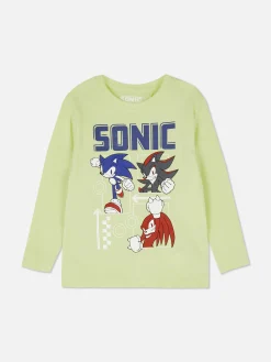 Primark Tops E T-Shirts^T-shirt Manga Comprida Sonic The Hedgehog