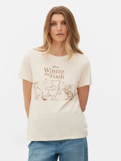 MULHER Primark Tops E T-Shirts^T-shirt Manga Curta Disney Winnie The Pooh