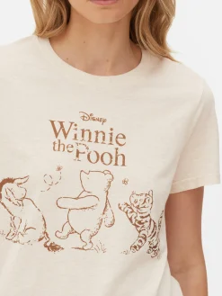 MULHER Primark Tops E T-Shirts^T-shirt Manga Curta Disney Winnie The Pooh