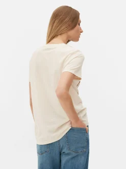 MULHER Primark Tops E T-Shirts^T-shirt Manga Curta Disney Winnie The Pooh