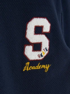 Primark Tops E T-Shirts^T-shirt Manga Curta Estilo Universitário