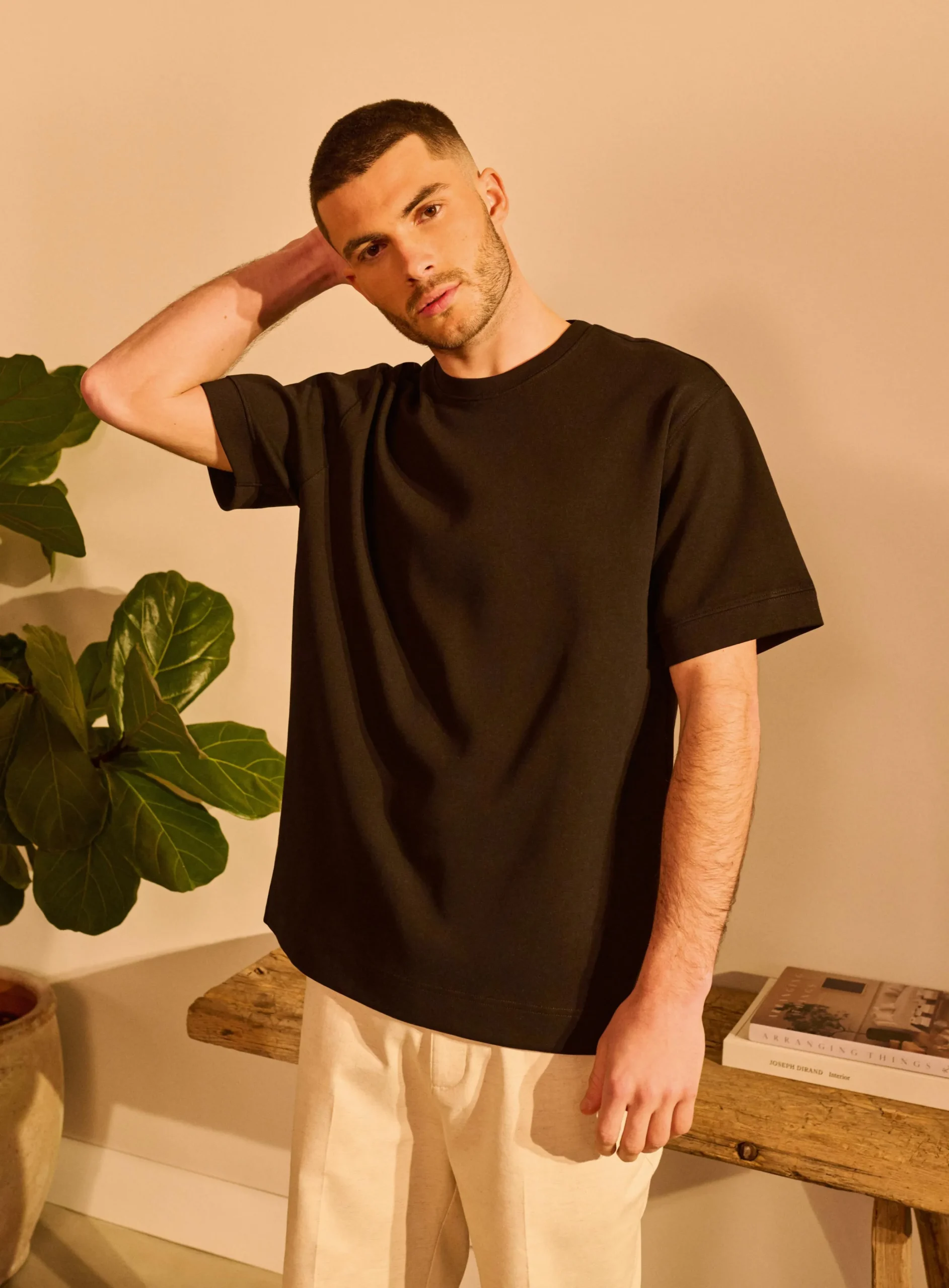 Primark Tops E T-Shirts^T-shirt Manga Curta Gola Redonda Kem