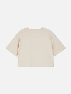 Primark Tops E T-Shirts^T-shirt Manga Curta Gola Redonda