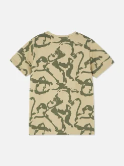 Primark Tops E T-Shirts^T-shirt Manga Curta Gráfica