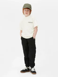 Primark Tops E T-Shirts^T-shirt Manga Curta Gráfica Desportiva